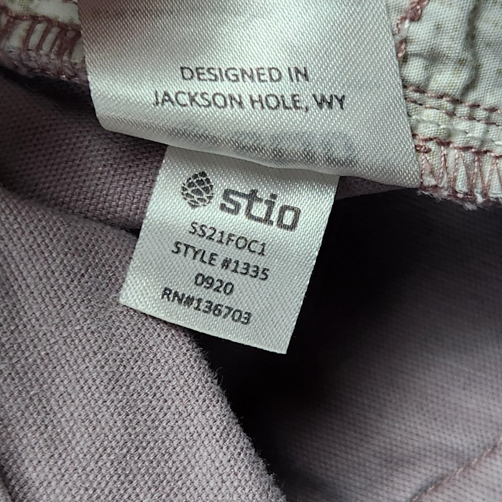 Stio Jeans Womens 4 Light Purple Mid Rise Straight Stretch Denim Organic Cotton - Picture 5 of 10
